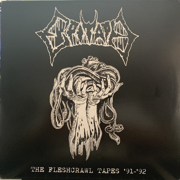 Epitaph (5) / Dark Abbey : The Fleshcrawl Tapes '91-'92 / Blasphemy (Demo '90) (LP, Comp, Ltd, Bla)